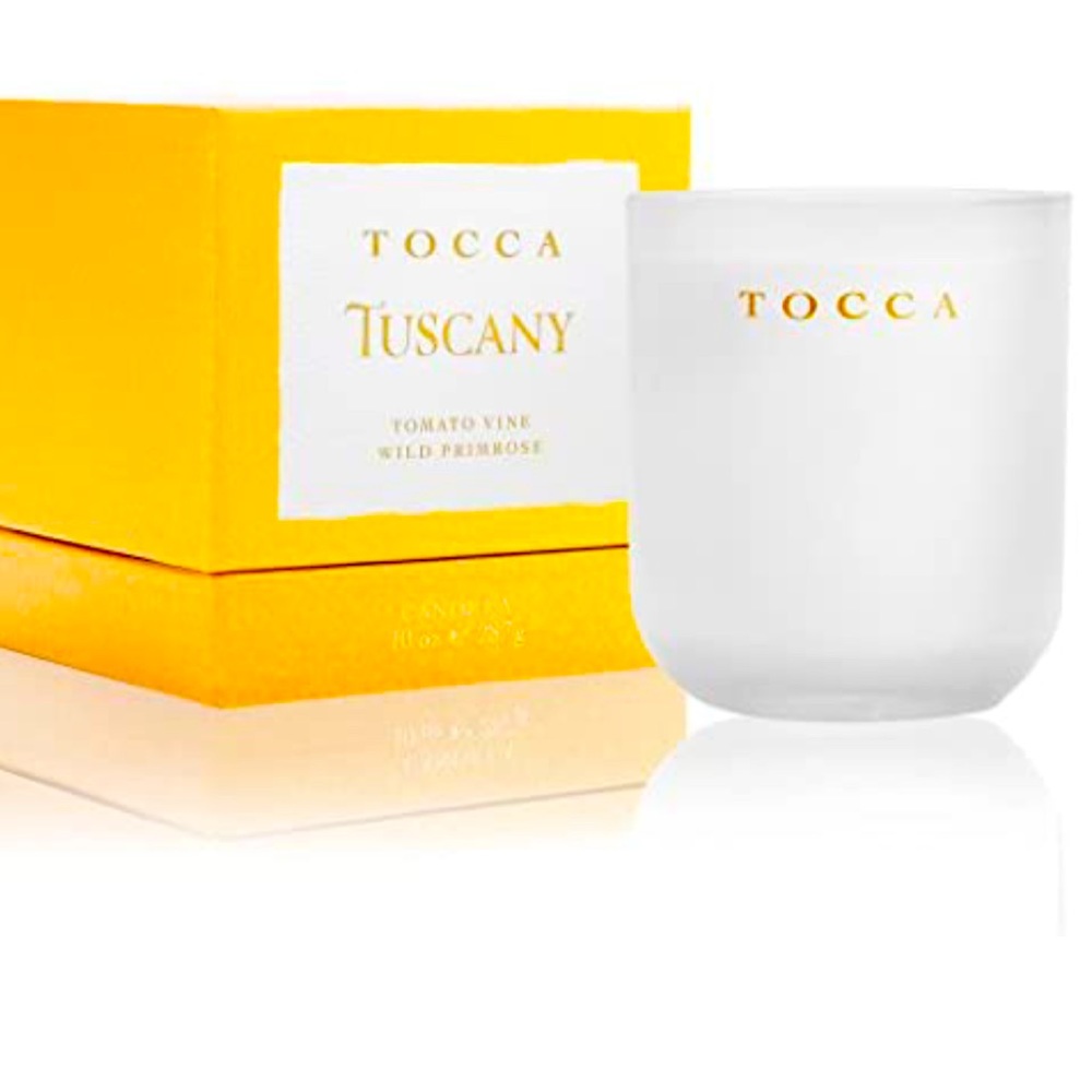 Intoxicating Tocca Tuscany candle.  This is the large one (10 oz)